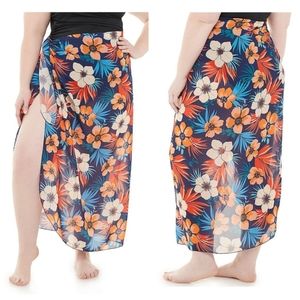 👀50% OFF🌞🩱🏖 NWT‼️ Beach Scene brand Side-tie Sarong Cover-up